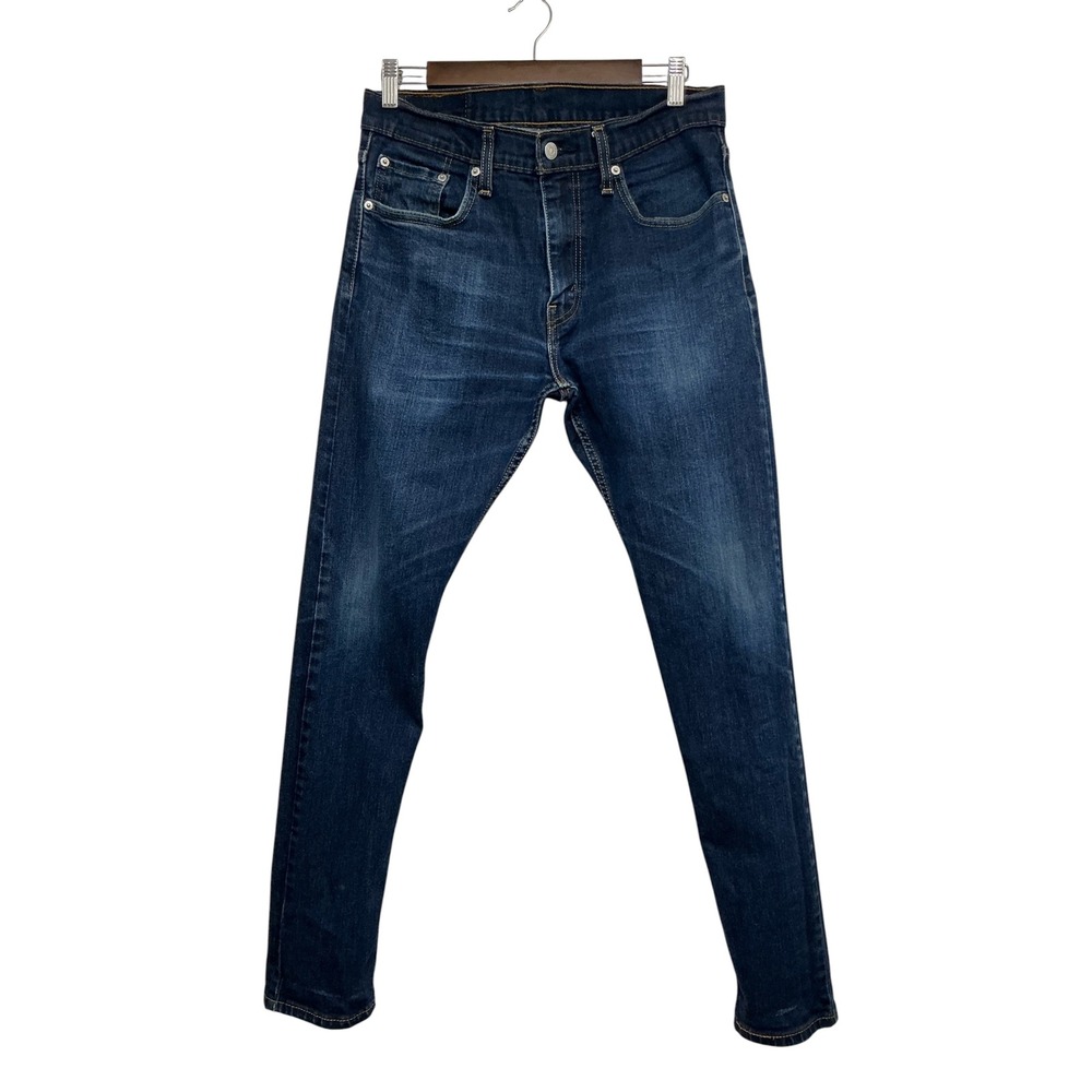 Levis 512 Slim Taper Jeans Mens 32x32 Dark Wash Stretch Denim 28833-0025